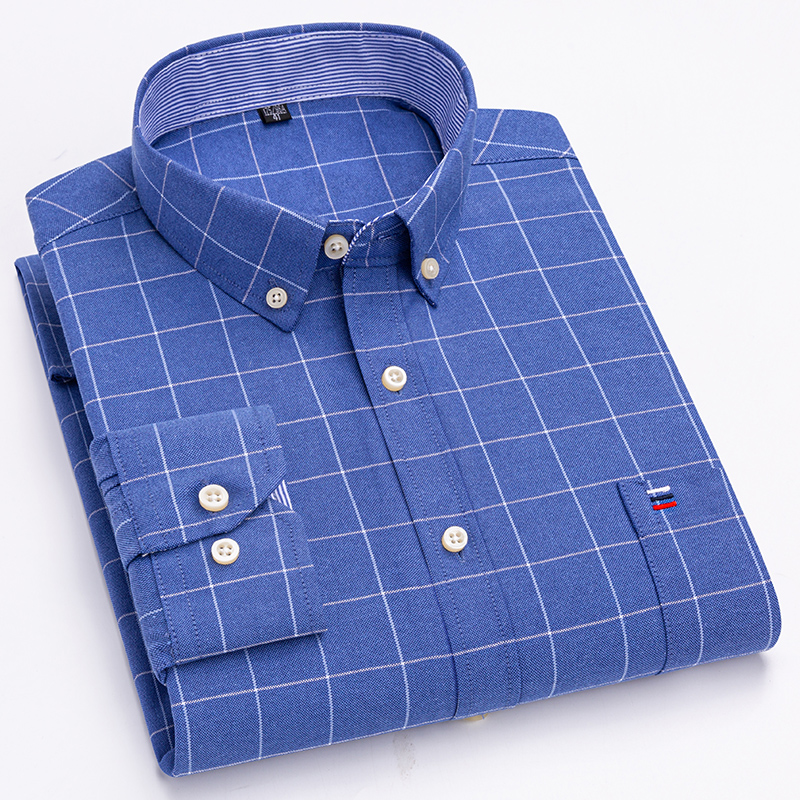 100% Pure Cotton Oxford Men St - огляд і ціна Oxford Cotton Casual Shirt Business