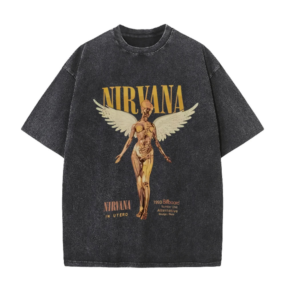 Retro Acid Wash Oversized T-sh - огляд і ціна Acid Wash Vintage Graphic T Shirt