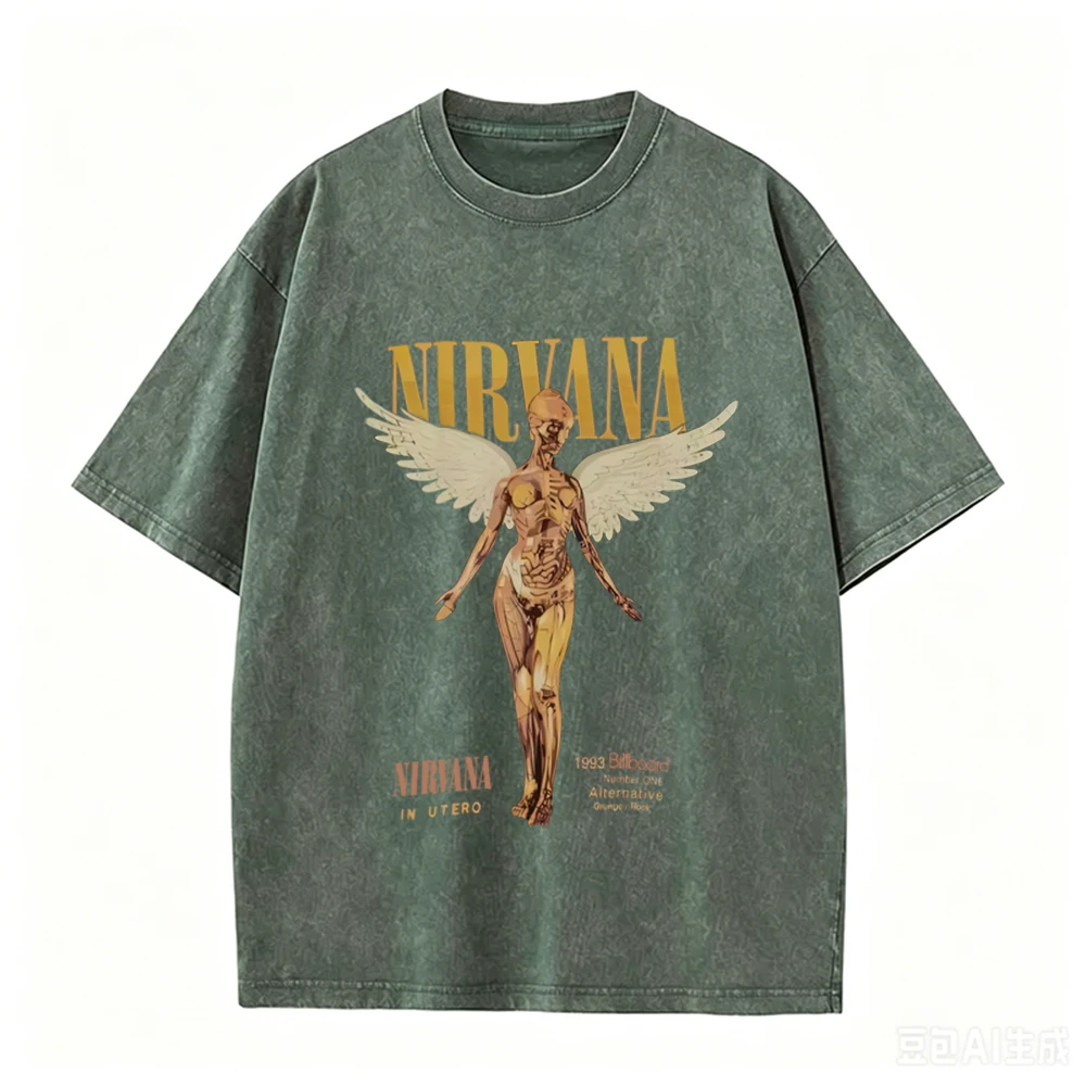 Retro Acid Wash Oversized T-sh - огляд і ціна Acid Wash Vintage Graphic T Shirt