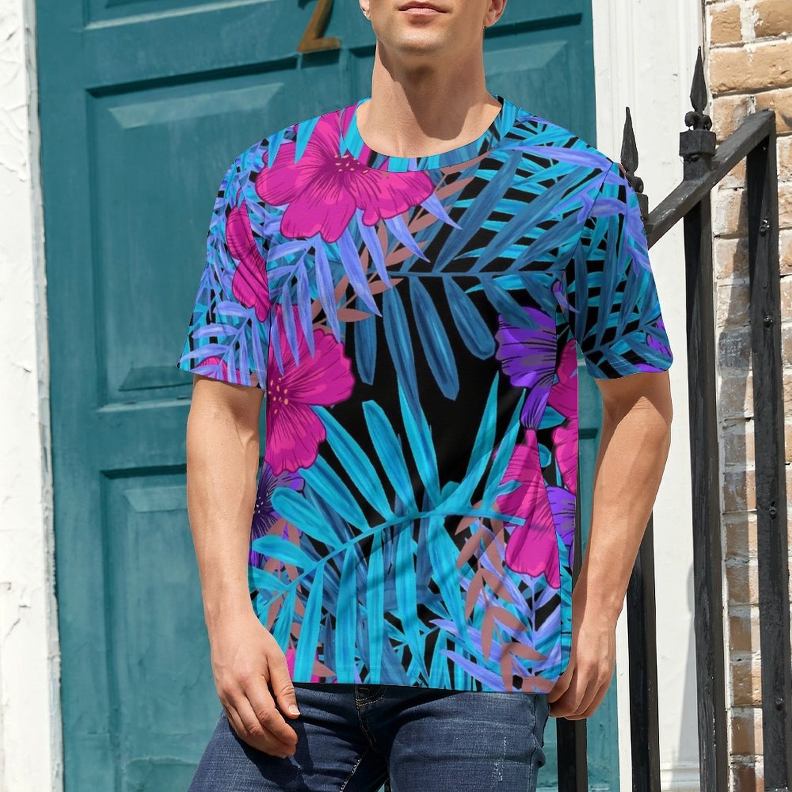 Oversize T-Shirt Summer Tropic - огляд і ціна Vintage Hawaiian Floral Shirt