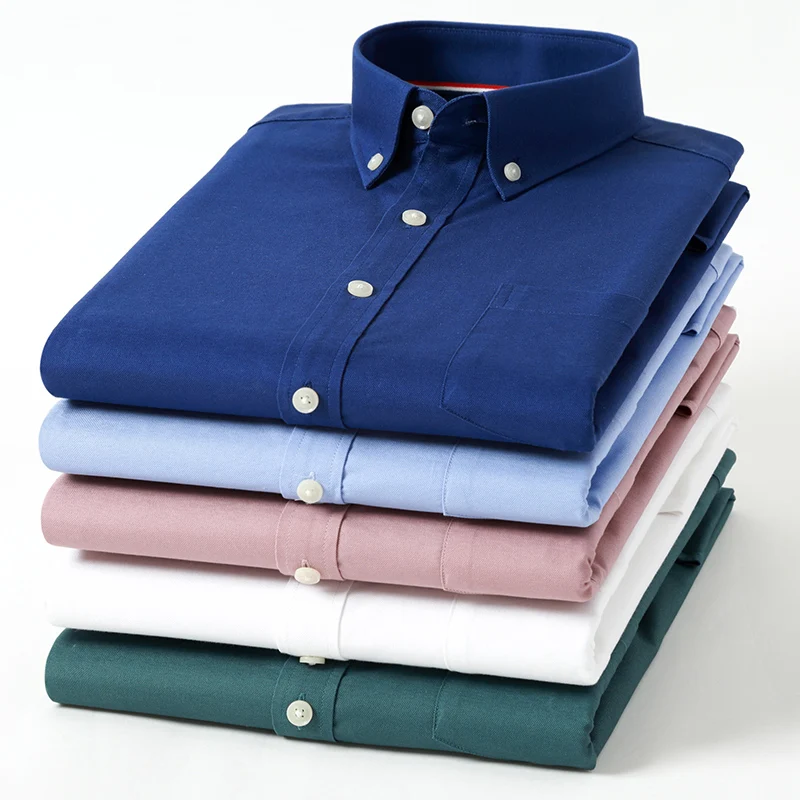 2023 New Pure Cotton Oxford Me - огляд і ціна Oxford Cotton Casual Shirt Business